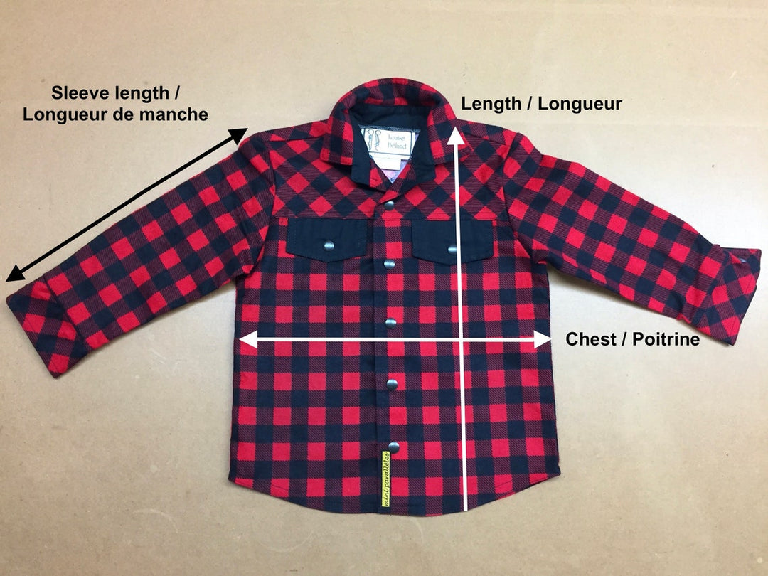 Chemise a carreaux pour enfant l empreinte cooperative